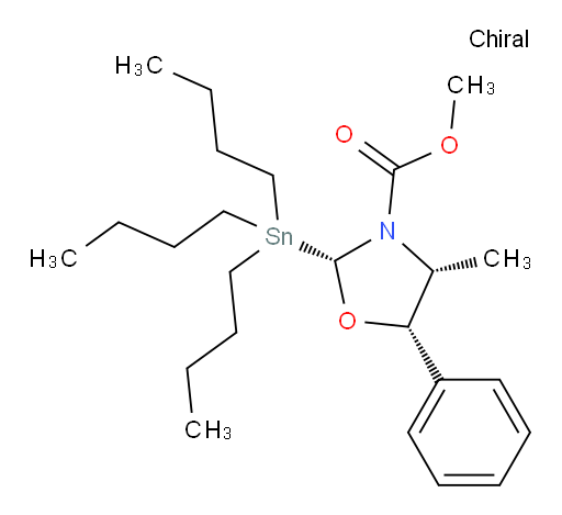 (2R,4R,5S)-methyl 4-methyl-5-phenyl-2-(tributylstannyl)oxazolidine-3-carboxylate