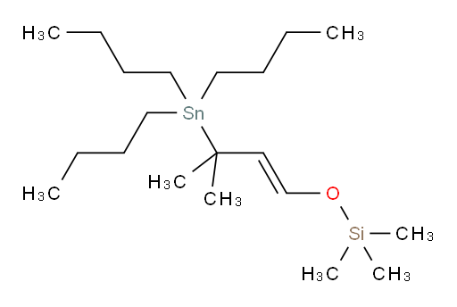 (E)-trimethyl((3-methyl-3-(tributylstannyl)but-1-en-1-yl)oxy)silane