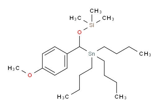 ((4-methoxyphenyl)(tributylstannyl)methoxy)trimethylsilane