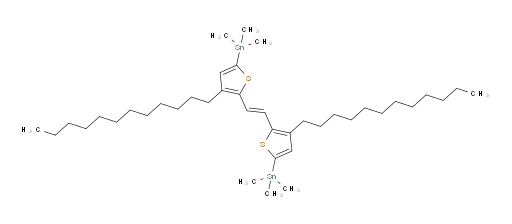 (E)-1,2-bis(3-dodecyl-5-(trimethylstannyl)thiophen-2-yl)ethene