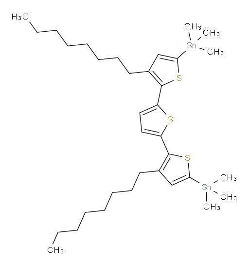 1,1′-(3,3′′-Dioctyl[2,2′:5′,2′′-terthiophene]-5,5′′-diyl)bis[1,1,1-trimethylstannane]