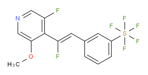 (Z)-3-(2-fluoro-2-(3-fluoro-5-methoxypyridin-4-yl)vinyl)(pentafluoromercapto)benzene