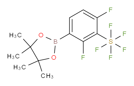 [2,6-Difluoro-3-(4,4,5,5-tetramethyl-1,3,2-dioxaborolan-2-yl)phenyl]sulfur pentafluoride