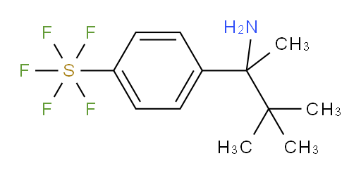 [4-(1-Amino-1,2,2-trimethylpropyl)phenyl]sulfur pentafluoride
