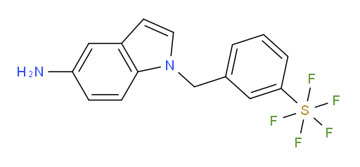 [3-[(5-Amino-1H-indol-1-yl)methyl]phenyl]sulfur pentafluoride