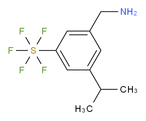 [3-(Aminomethyl)-5-(1-methylethyl)phenyl]sulfur pentafluoride