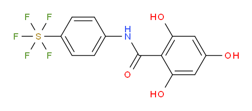 [4-[(2,4,6-trihydroxybenzoyl)amino]phenyl]sulfur pentafluoride