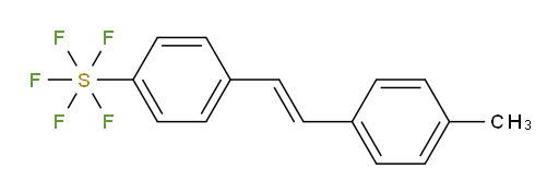 [4-[(1E)-2-(4-methylphenyl)ethenyl]phenyl]sulfur pentafluoride