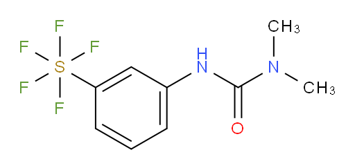 [3-[[(Dimethylamino)carbonyl]amino]phenyl]sulfur pentafluoride