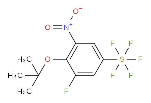4-(tert-butoxy)-3-fluoro-5-nitro(pentafluoromercapto)benzene