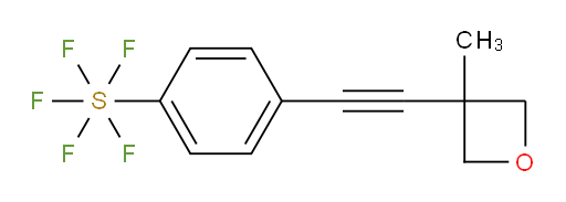 4-((3-methyloxetan-3-yl)ethynyl)(pentafluoromercapto)benzene