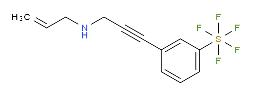 3-(3-(allylamino)prop-1-yn-1-yl)(pentafluoromercapto)benzene