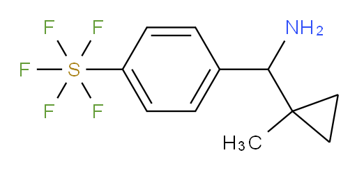 [4-[(R)-Amino(1-methylcyclopropyl)methyl]phenyl]sulfur pentafluoride