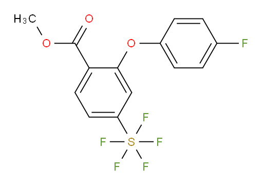 [3-(4-fluorophenoxy)-4-(methoxycarbonyl)phenyl]-sulfur pentafluoride
