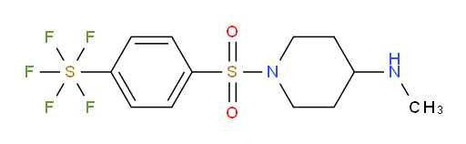 [4-[[4-(methylamino)-1-piperidinyl]sulfonyl]phenyl]sulfur pentafluoride