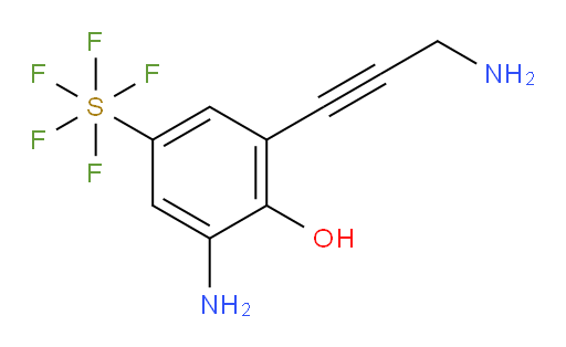 [3-Amino-5-(3-amino-1-propyn-1-yl)-4-hydroxyphenyl]sulfur pentafluoride