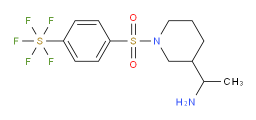 [4-[[3-(1-Aminoethyl)-1-piperidinyl]sulfonyl]phenyl]sulfur pentafluoride