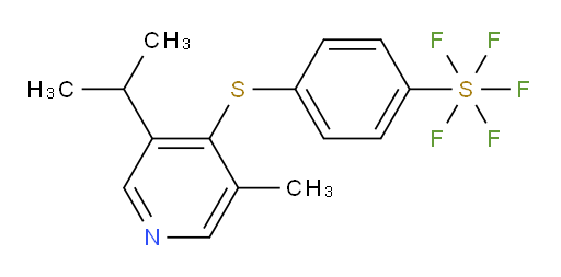 4-((3-isopropyl-5-methylpyridin-4-yl)thio)(pentafluoromercapto)benzene