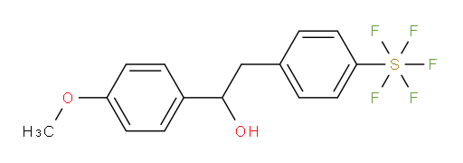 2-(4-(pentafluoromercapto)phenyl)-1-(4-methoxyphenyl)ethanol