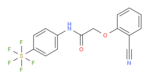 [4-[[2-(2-Cyanophenoxy)acetyl]amino]phenyl]sulfur pentafluoride