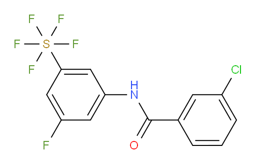 [3-[(3-Chlorobenzoyl)amino]-5-fluorophenyl]sulfur pentafluoride