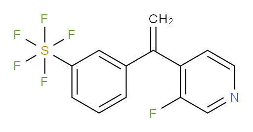 3-(1-(3-fluoropyridin-4-yl)vinyl)(pentafluoromercapto)benzene