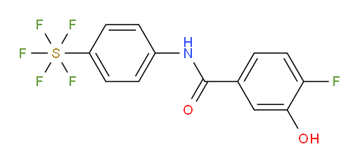 [4-[(4-fluoro-3-hydroxybenzoyl)amino]phenyl]sulfur pentafluoride