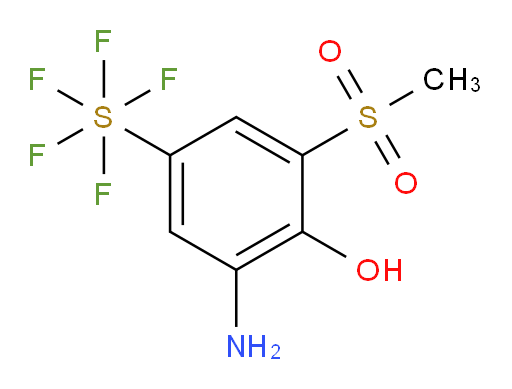 [3-Amino-4-hydroxy-5-(methylsulfonyl)phenyl]sulfur pentafluoride