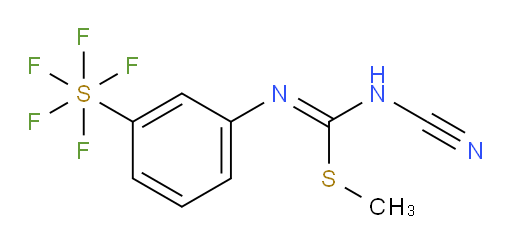 [3-[[(Z)-(Cyanoimino)(methylthio)methyl]amino]phenyl]sulfur pentafluoride