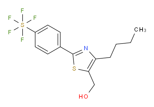 [4-[4-Butyl-5-(hydroxymethyl)-2-thiazolyl]phenyl]sulfur pentafluoride