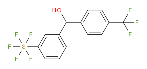 (3-(pentafluoromercapto)phenyl)(4-(trifluoromethyl)phenyl)methanol