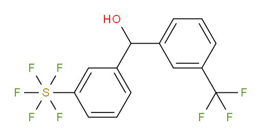 (3-(pentafluoromercapto)phenyl)(3-(trifluoromethyl)phenyl)methanol