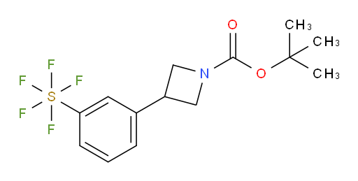 tert-butyl 3-(3-(pentafluoromercapto)phenyl)azetidine-1-carboxylate