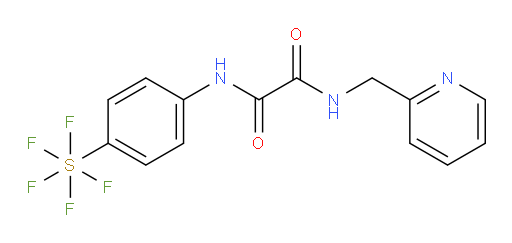 N1-(4-(pentafluoromercapto)phenyl)-N2-(pyridin-2-ylmethyl)oxalamide