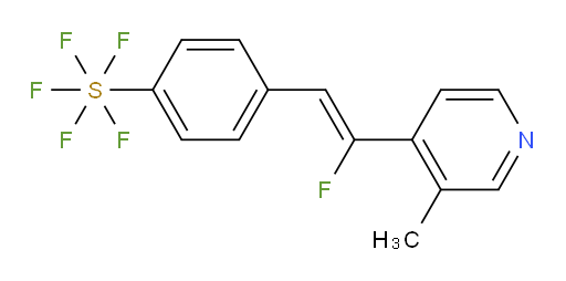 (Z)-4-(2-fluoro-2-(3-methylpyridin-4-yl)vinyl)(pentafluoromercapto)benzene