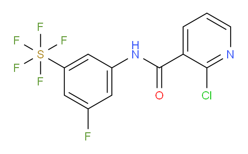 [3-[[(2-Chloro-3-pyridinyl)carbonyl]amino]-5-fluorophenyl]sulfur pentafluoride