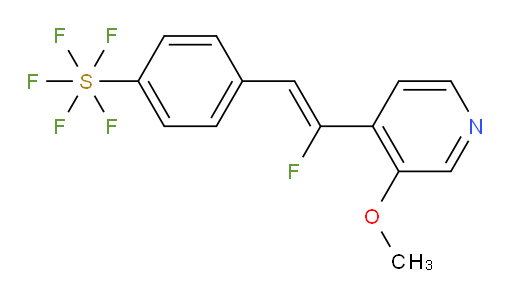 (Z)-4-(2-fluoro-2-(3-methoxypyridin-4-yl)vinyl)(pentafluoromercapto)benzene