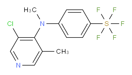 4-((3-chloro-5-methylpyridin-4-yl)(methyl)amino)(pentafluoromercapto)benzene