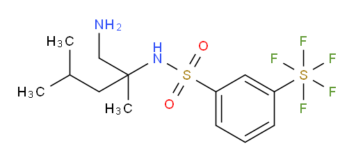 [3-[[[1-(Aminomethyl)-1,3-dimethylbutyl]amino]sulfonyl]phenyl]sulfur pentafluoride