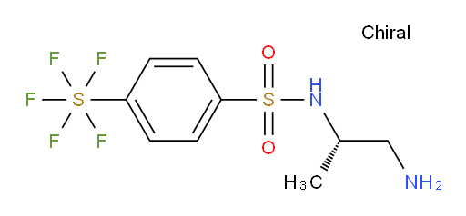 [4-[[[(1S)-2-Amino-1-methylethyl]amino]sulfonyl]phenyl]sulfur pentafluoride