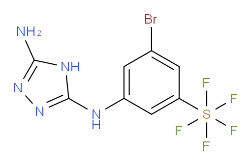 [3-[(3-Amino-1H-1,2,4-triazol-5-yl)amino]-5-bromophenyl]sulfur pentafluoride