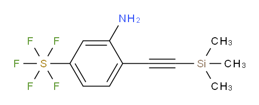 [3-Amino-4-[2-(trimethylsilyl)ethynyl]phenyl]sulfur pentafluoride