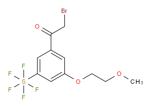 [3-(2-Bromoacetyl)-5-(2-methoxyethoxy)phenyl]sulfur pentafluoride