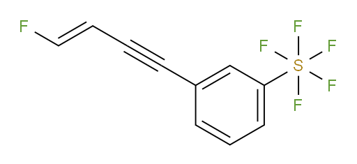 (E)-3-(4-fluorobut-3-en-1-yn-1-yl)(pentafluoromercapto)benzene