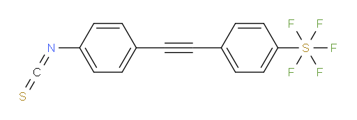 4-((4-isothiocyanatophenyl)ethynyl)(pentafluoromercapto)benzene