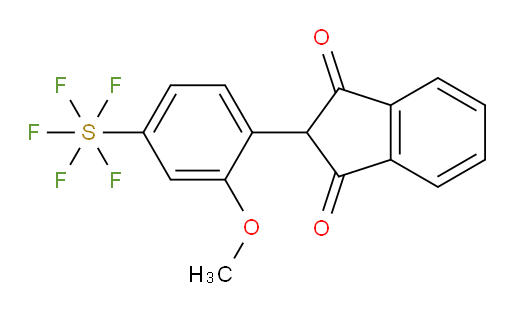 2-(4-(pentafluoromercapto)-2-methoxyphenyl)-1H-indene-1,3(2H)-dione