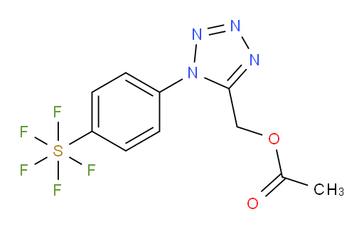 [4-[5-[(Acetyloxy)methyl]-1H-tetrazol-1-yl]phenyl]sulfur pentafluoride