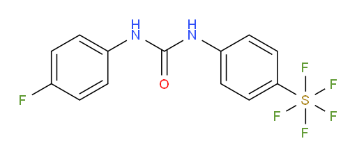 [4-[[[(4-fluorophenyl)amino]carbonyl]amino]phenyl]sulfur pentafluoride