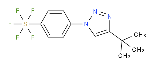 4-(4-(tert-butyl)-1H-1,2,3-triazol-1-yl)(pentafluoromercapto)benzene