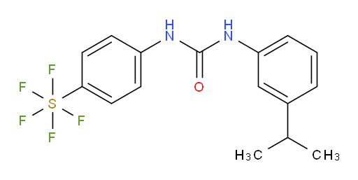 [4-[[[[3-(1-methylethyl)phenyl]amino]carbonyl]amino]phenyl]sulfur pentafluoride